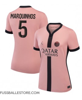 Günstige Paris Saint-Germain Marquinhos #5 3rd trikot Damen 2024-25 Kurzarm